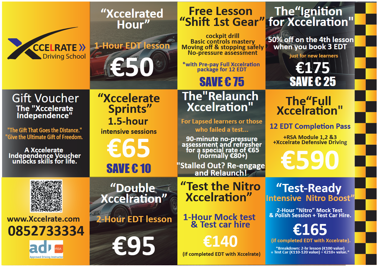 Xccelrate Driving School Logo